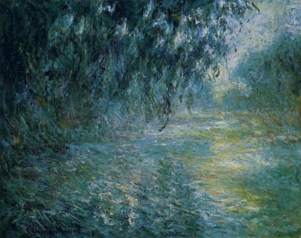 Morning On The Seine In The Rain by Claude Monet