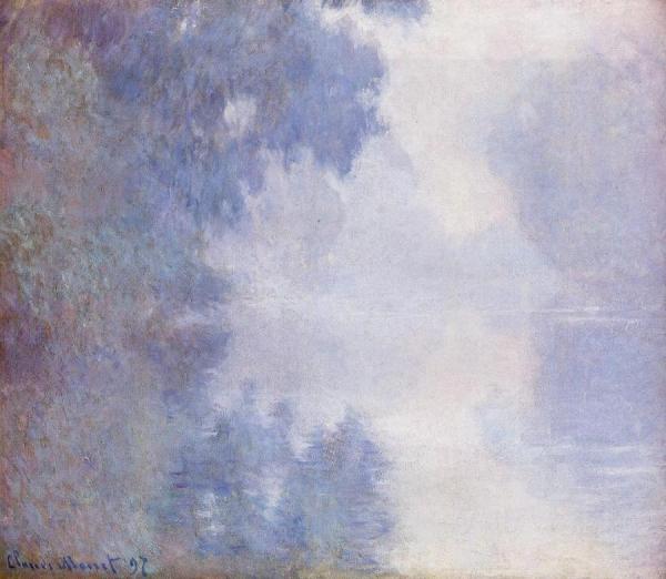 Morning On The Seine, Mist by Claude Monet