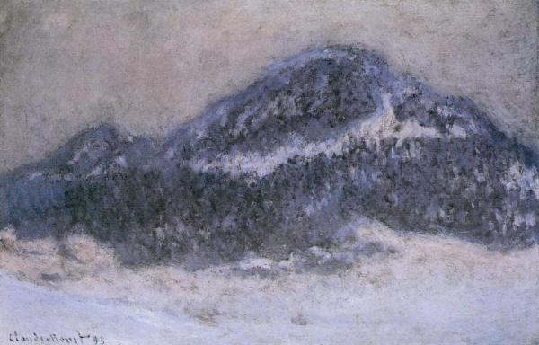 Mount Kolsaas In Misty Weather by Claude Monet