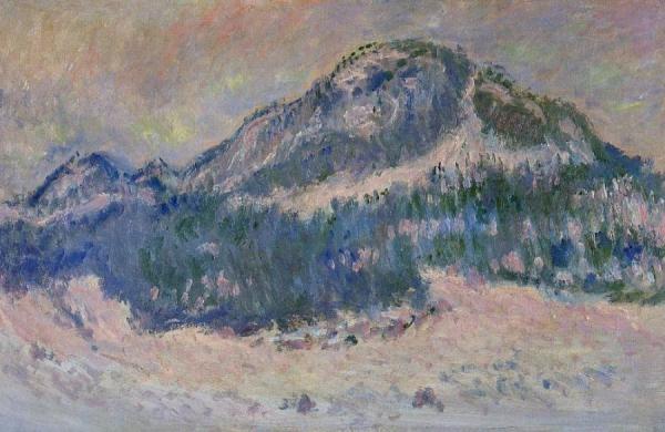 Mount Kolsaas, Rose Reflection by Claude Monet Oil Painting Reproductions