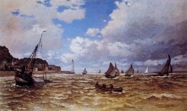 Mouth Of The Seine At Honfleur by Claude Monet Oil Painting Reproductions