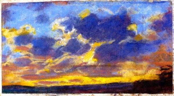 Nightfall by Claude Monet