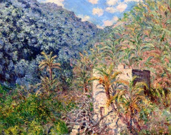Olive Trees And Palm Trees, Sasso Valley by Claude Monet