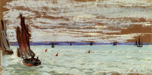 Open Sea by Claude Monet