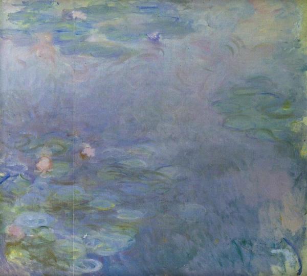 Pale Water-lilies (detail) by Claude Monet