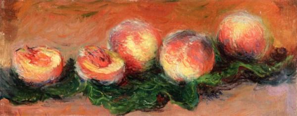 Peaches by Claude Monet