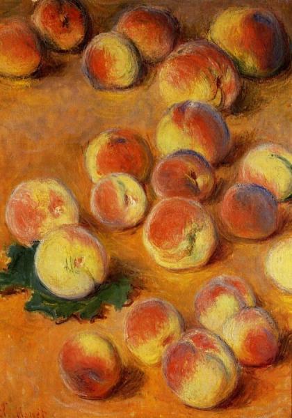 Peaches by Claude Monet