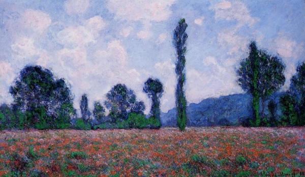 Poppy Field, Giverny by Claude Monet