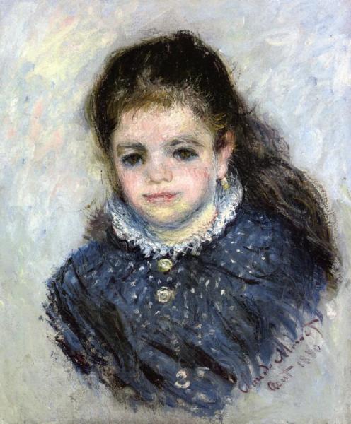 Portrait Of Jeanne Serveau by Claude Monet