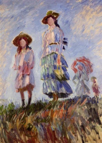 Promenade (study) by Claude Monet