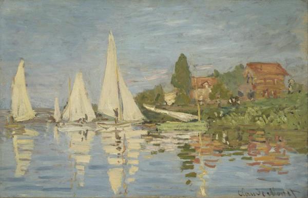 Regatta At Argenteuil by Claude Monet Oil Painting Reproductions