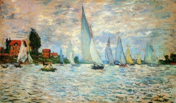 Regatta At Argenteuil by Claude Monet
