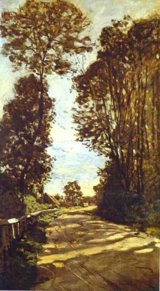 Road To The Saint-simeon Farm by Claude Monet
