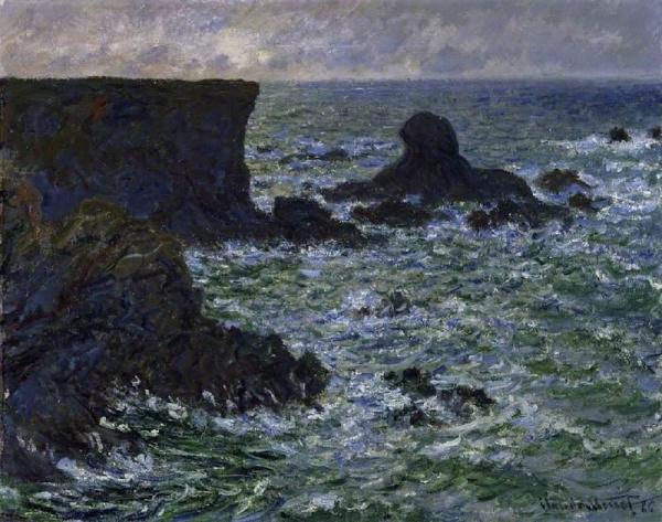 Rocks At Port Coton, The Lion Rock by Claude Monet Oil Painting Reproductions
