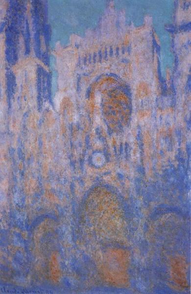 Rouen Cathedral, Symphony In Grey And Rose by Claude Monet