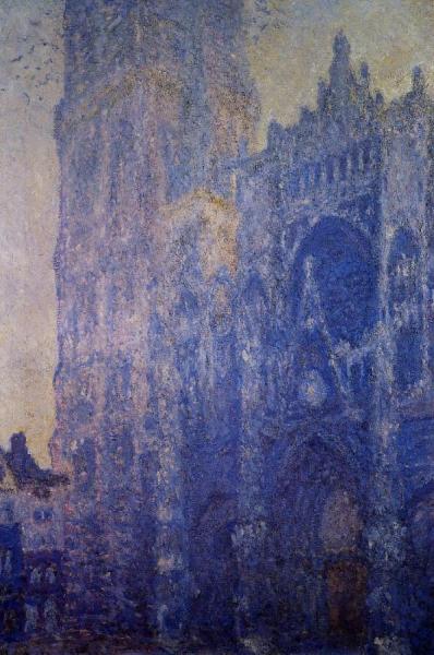 Rouen Cathedral, The Portal And The Tour D'albane, Morning Effect by Claude Monet