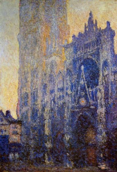Rouen Cathedral, The Portal, Morning Effect by Claude Monet