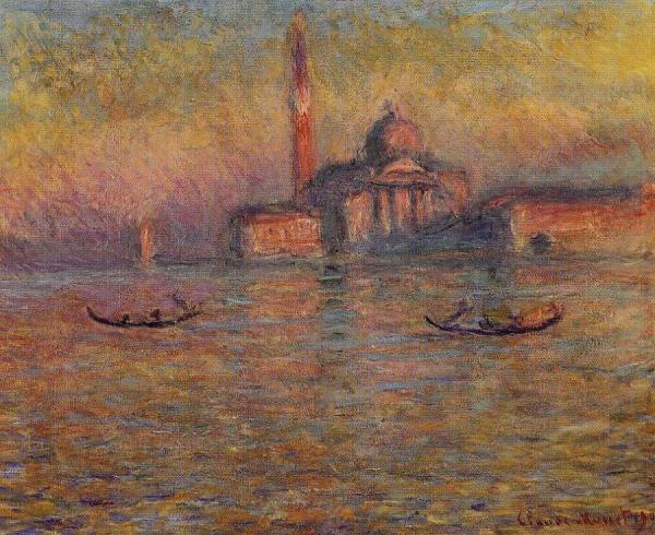 San Giorgio Maggiore by Claude Monet