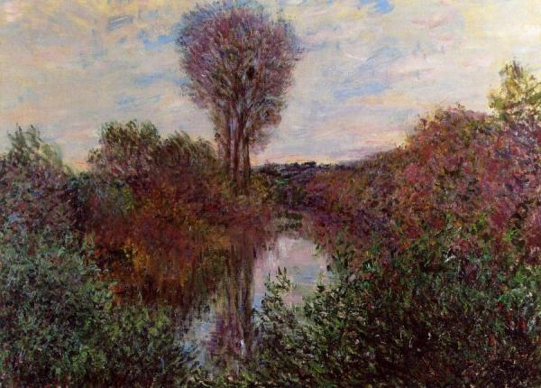 Small Arm Of The Seine At Mosseaux by Claude Monet