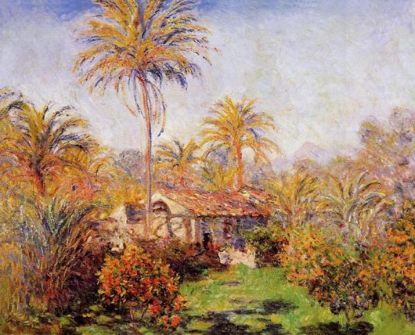 Small Country Farm In Bordighera by Claude Monet Oil Painting Reproductions