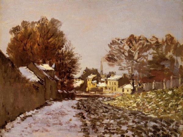Snow At Argenteuil by Claude Monet