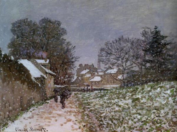 Snow At Argenteuil by Claude Monet