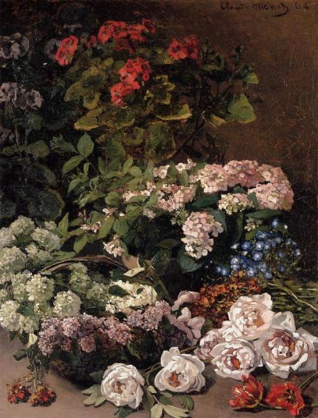 Spring Flowers by Claude Monet