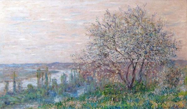 Spring In Vetheuil by Claude Monet