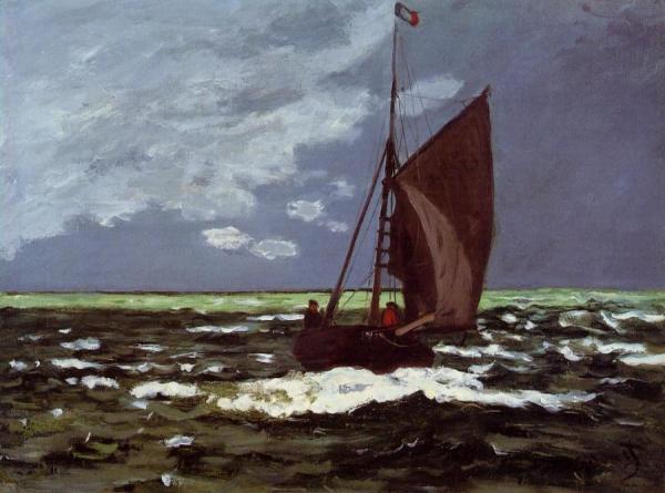 Stormy Seascape by Claude Monet Oil Painting Reproductions
