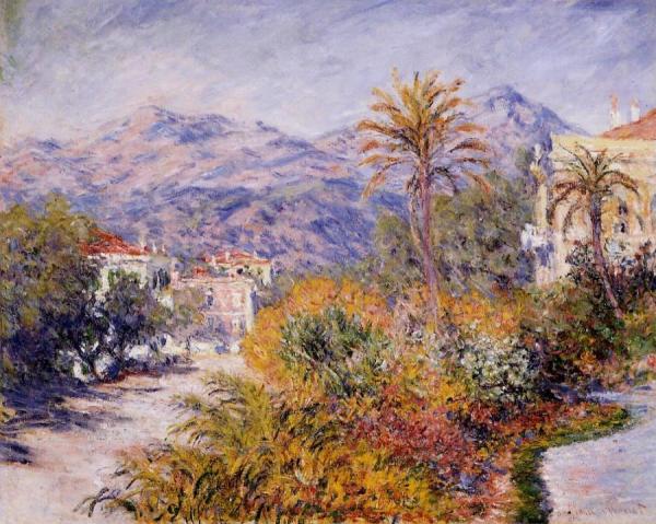 Strada Romada In Bordighera by Claude Monet