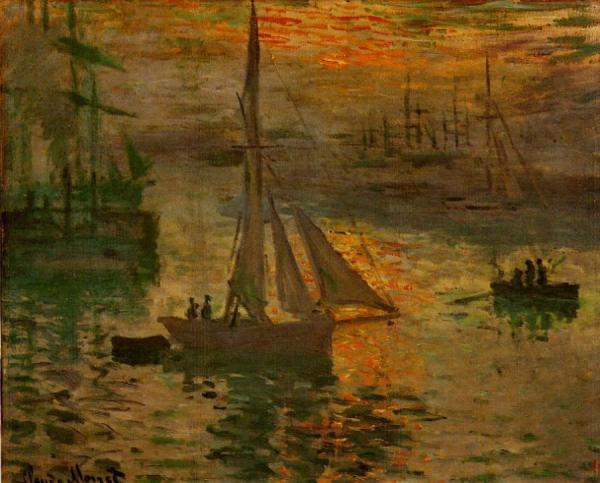 Sunrise by Claude Monet
