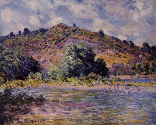 The Banks Of The Seine At Port-villez by Claude Monet