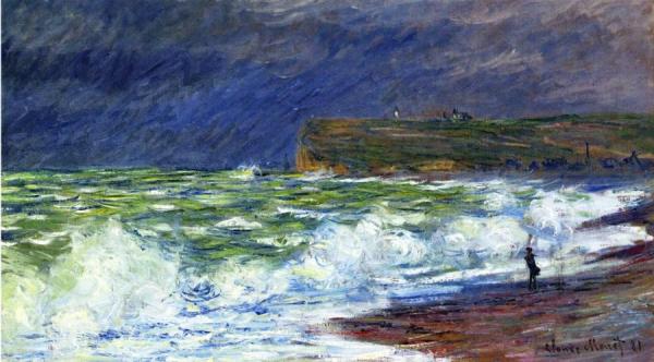 The Beach At Fecamp by Claude Monet