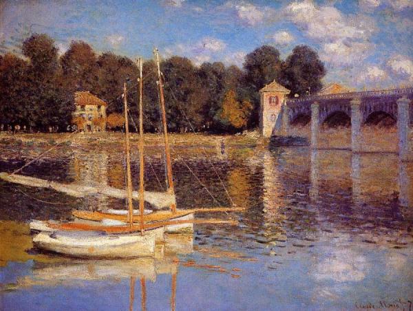 The Bridge At Argenteuil by Claude Monet