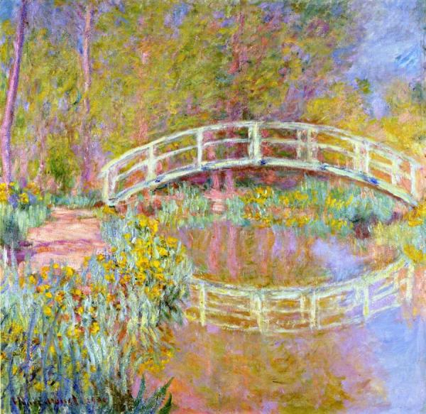 The Bridge In Monet's Garden by Claude Monet
