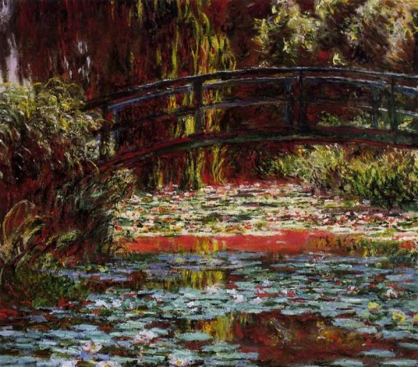 The Bridge Over The Water-lily Pond by Claude Monet