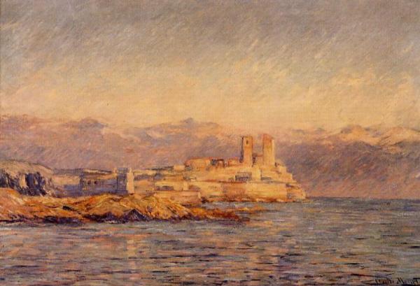 The Castle In Antibes by Claude Monet