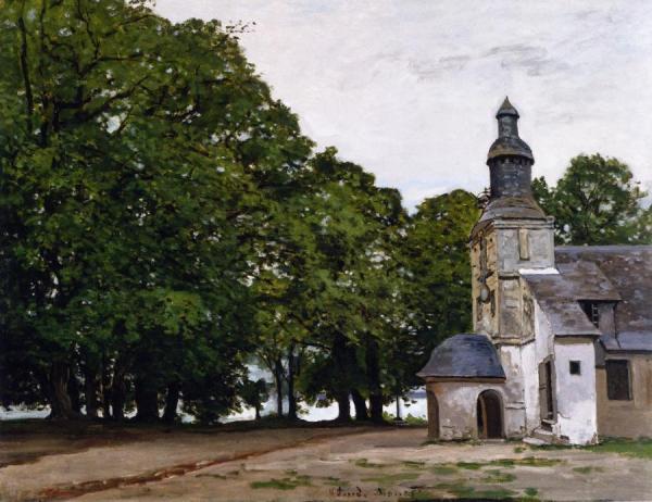 The Chapel Of Notre-dame-de-grace, Honfleur by Claude Monet
