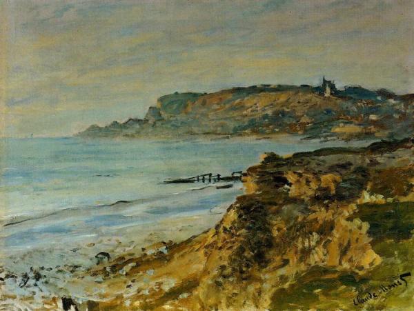 The Cliff At Sainte-adresse by Claude Monet Oil Painting Reproductions