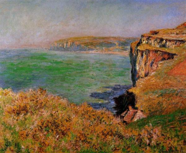 The Cliff At Varengeville by Claude Monet Oil Painting Reproductions