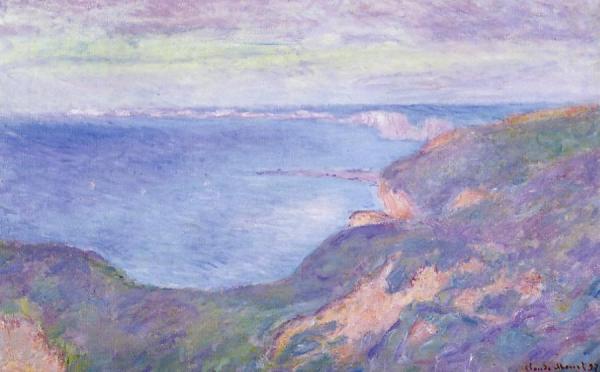 The Cliff Near Dieppe by Claude Monet