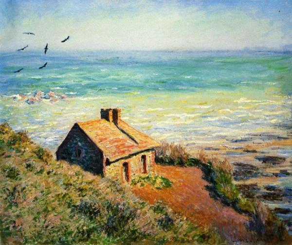 The Costoms House, Morning Effect by Claude Monet