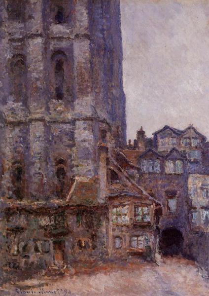 The Cour D'albane, Grey Weather by Claude Monet Oil Painting Reproductions