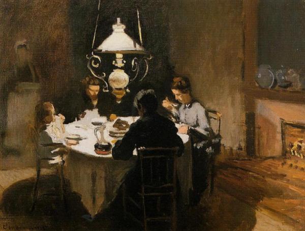 The Dinner by Claude Monet