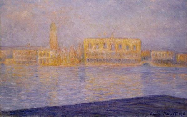 The Doges' Palace Seen From San Giorgio Maggiore by Claude Monet