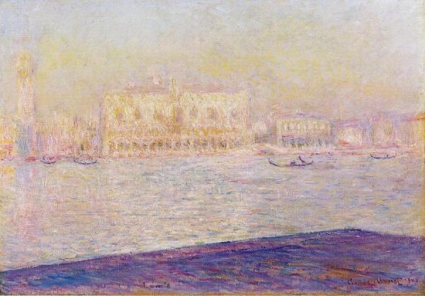 The Doges' Palace Seen From San Giorgio Maggiore by Claude Monet