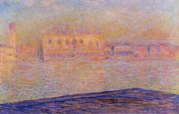 The Doges' Palace Seen From San Giorgio Maggiore by Claude Monet