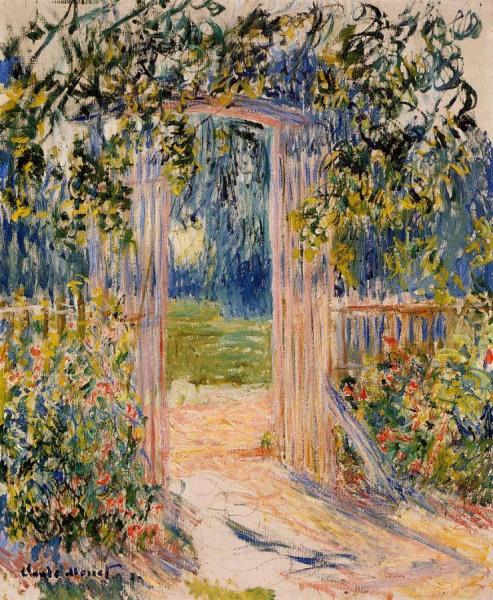 The Garden Gate by Claude Monet