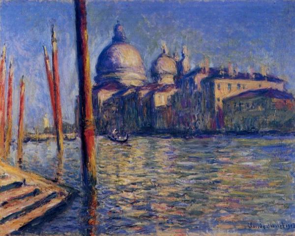 The Grand Canal And Santa Maria Della Salute by Claude Monet Oil Painting Reproductions