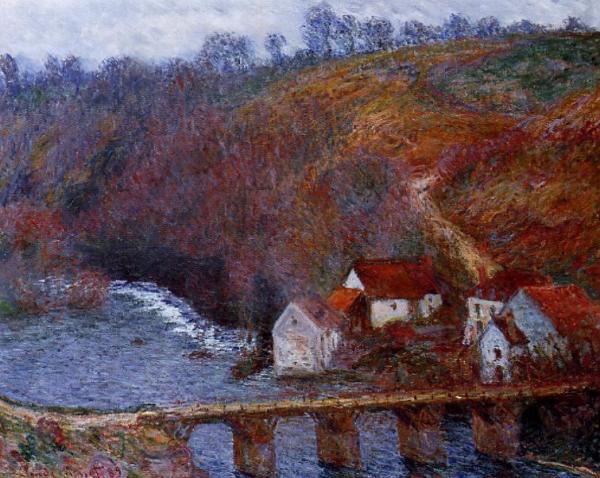 The Grande Creuse By The Bridge At Vervy by Claude Monet Oil Painting Reproductions